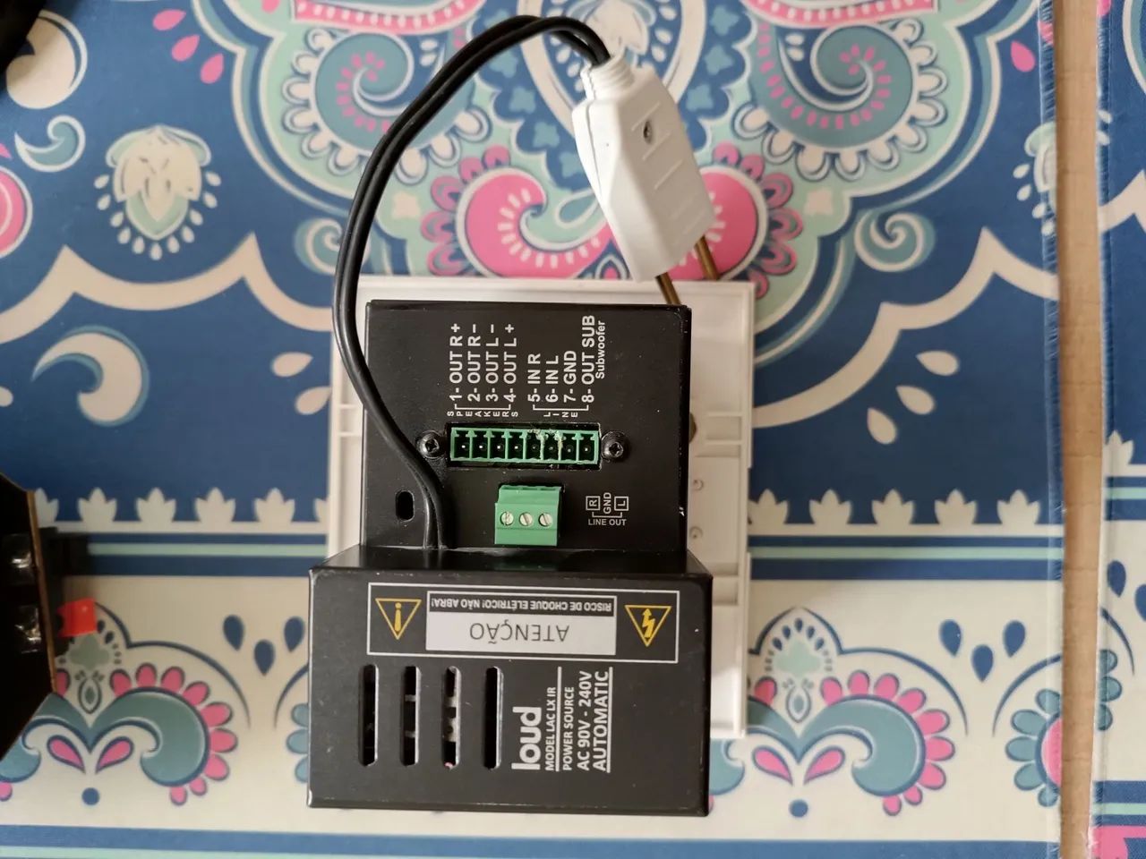 Kit Módulo e 4 caixas de embutir teto LOUD - Foto 4