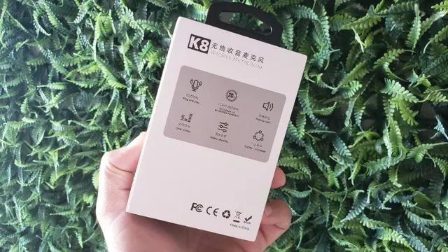 Microfone Lapela recarregável sem fio blogueira entrada Tipo C - Foto 3