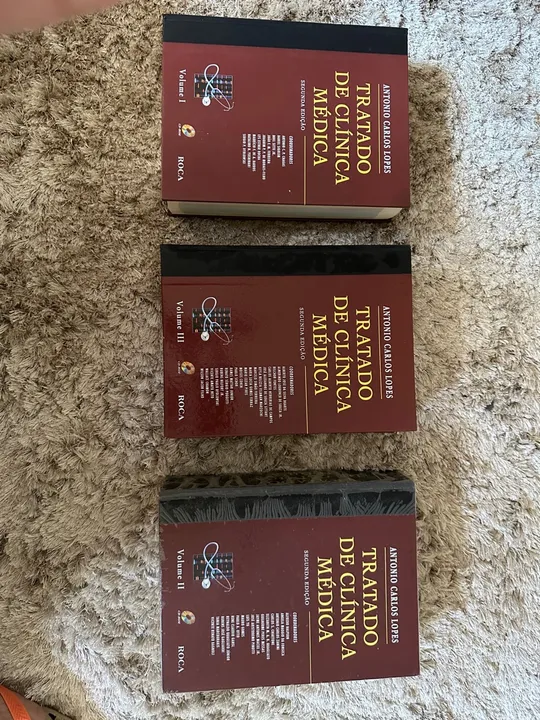 tratado de clínica médica Antônio Carlos Lopes - os 3 volumes