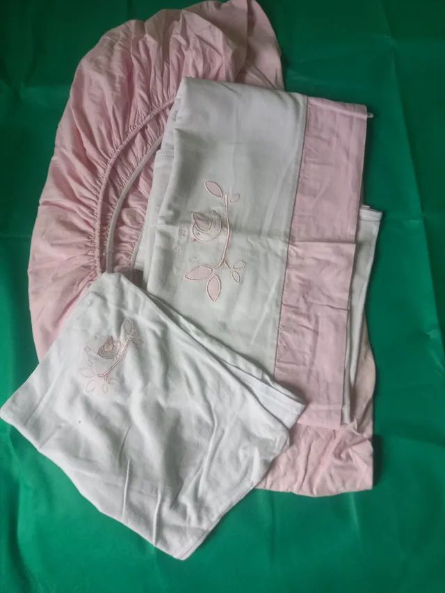 Lençol de berço e manta para bebe