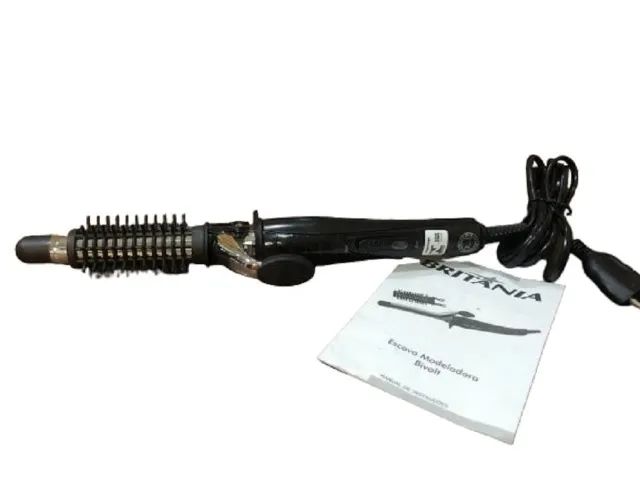 Escova Britânia Modeladora e Cacheadora 2 em 1 Bivolt