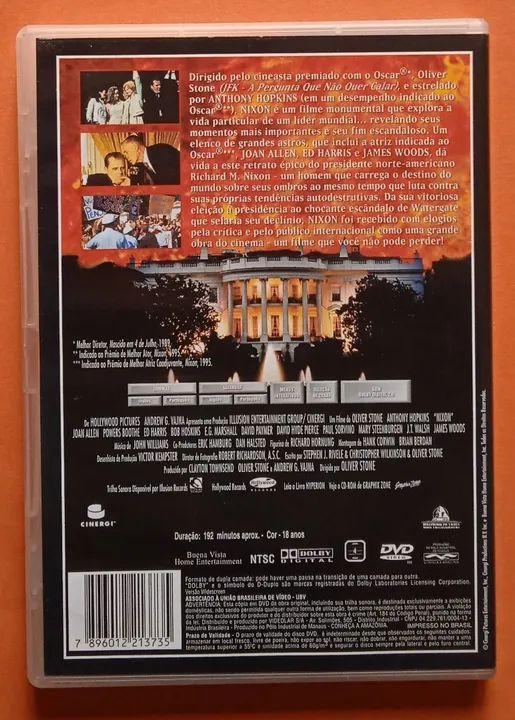 Dvd Nixon (Encarte Interno) - Foto 2