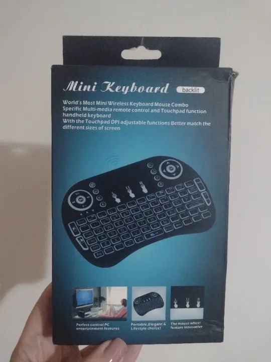 Mini teclado sem fio 
