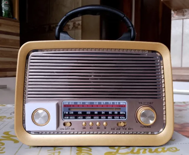 Rádio portátil YS-3199BT Preto
