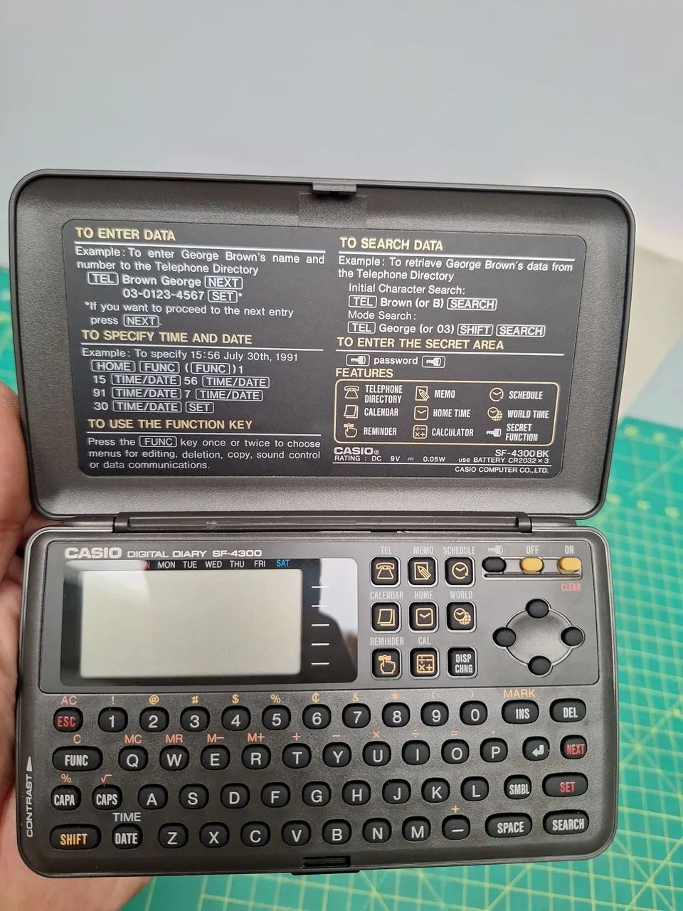 Agenda eletrônica Casio na caixa*leia* - Foto 2