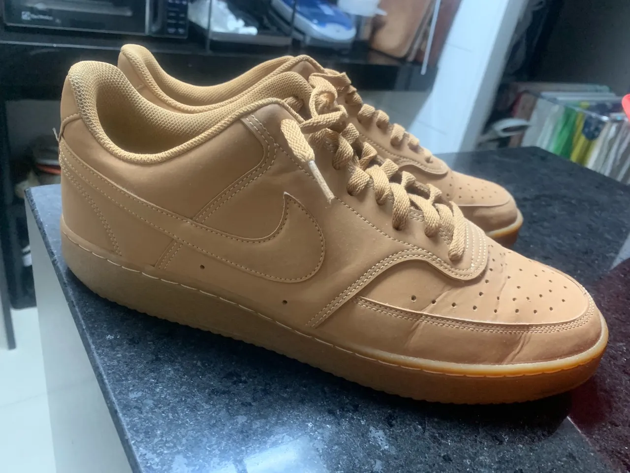 Tênis Nike Court Vision Marrom Bege