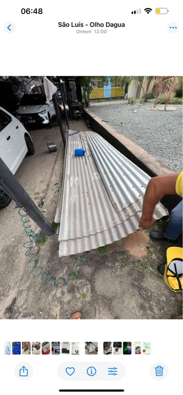 Telhas de aço galvanizado
