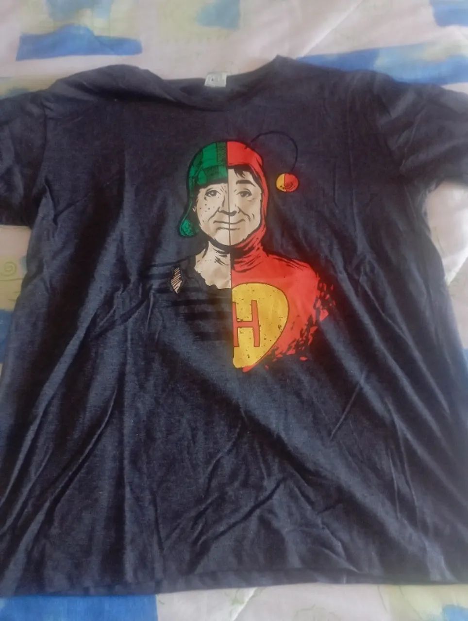 Camiseta CHAVES OU CHAPOLIN Cinza - Foto 3