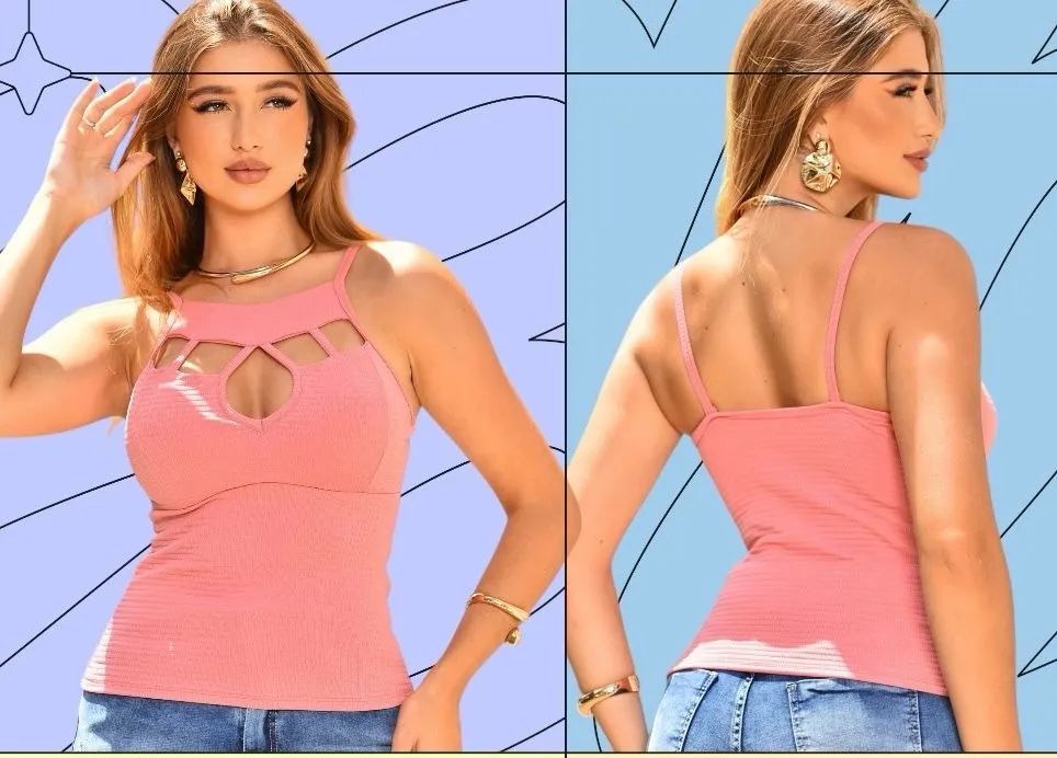 Blusas malha Ana (atacado) - Foto 4