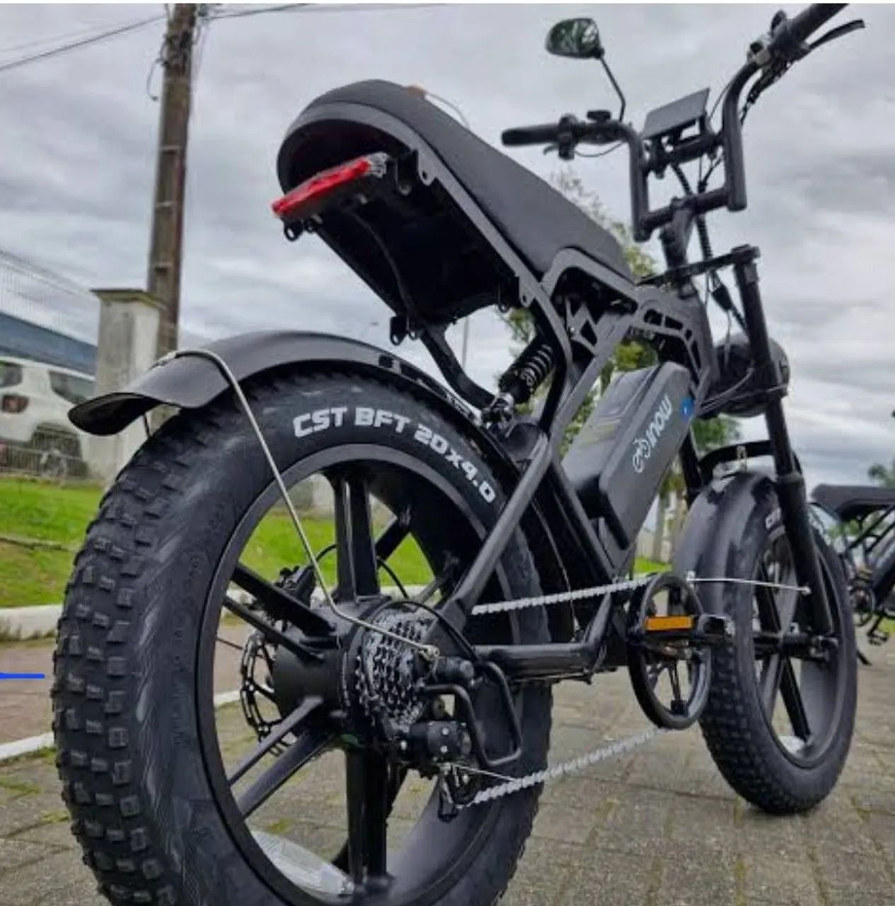Bicicleta Elétrica com Suspensão v20  12x660 no cartão pouco tempo de uso 