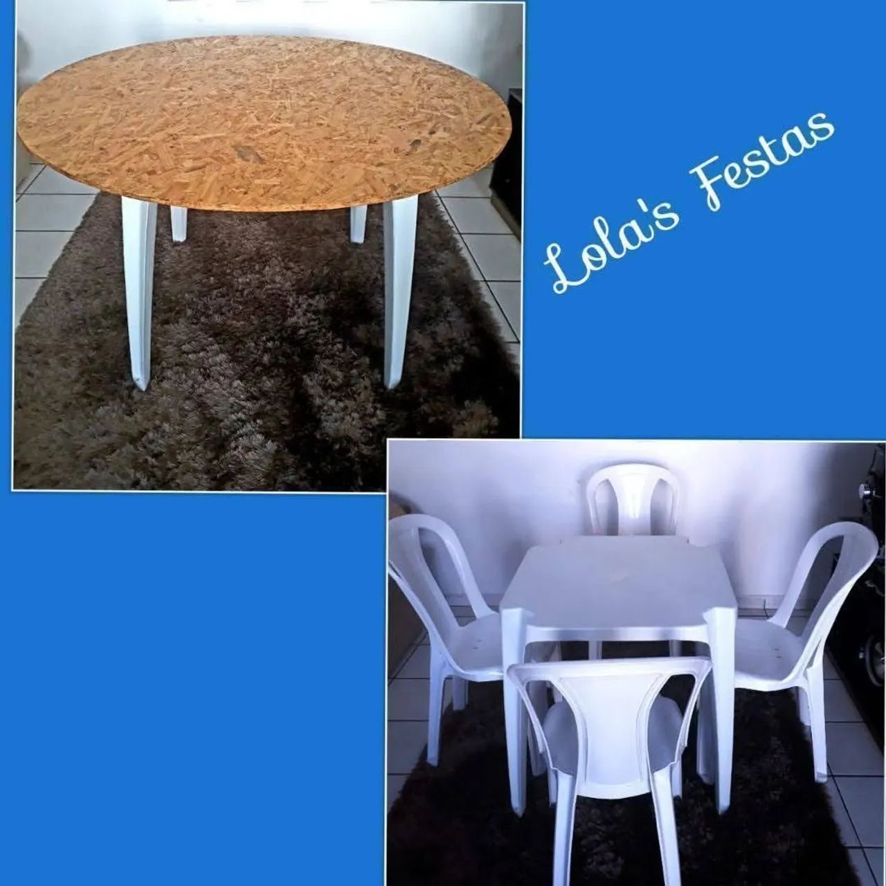 Locação de Mesas e Cadeiras. - Foto 2