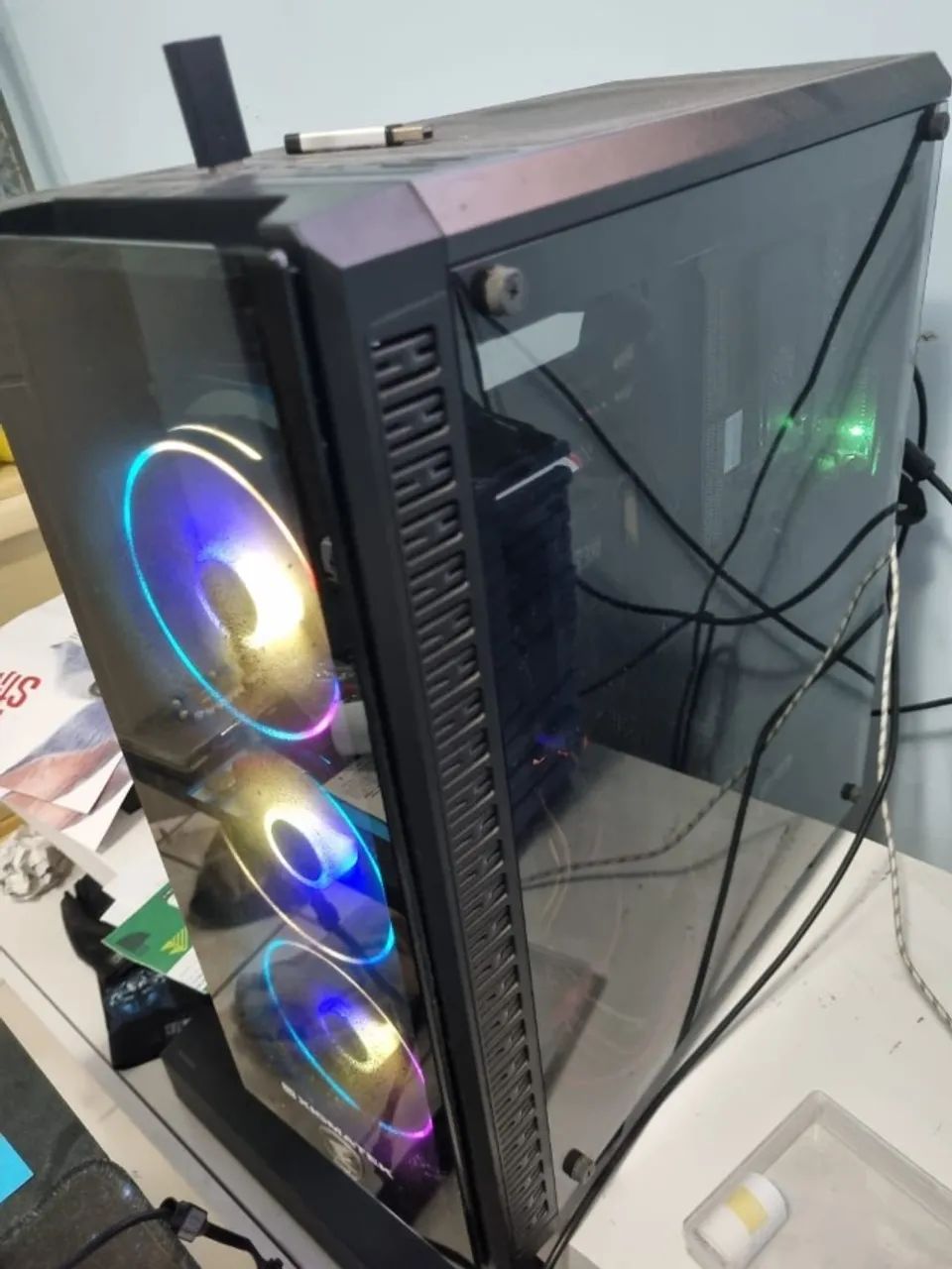 PC Gamer Ryzen 5 3600X | GTX 1650 |TODOS competitivos Full HD 60-120 FPS|Caixas originais - Foto 5