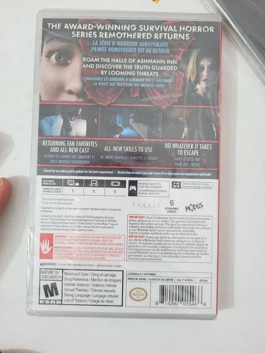 Jogo Remothered: Broken Porcelain - Nintendo Switch Novo - Foto 3