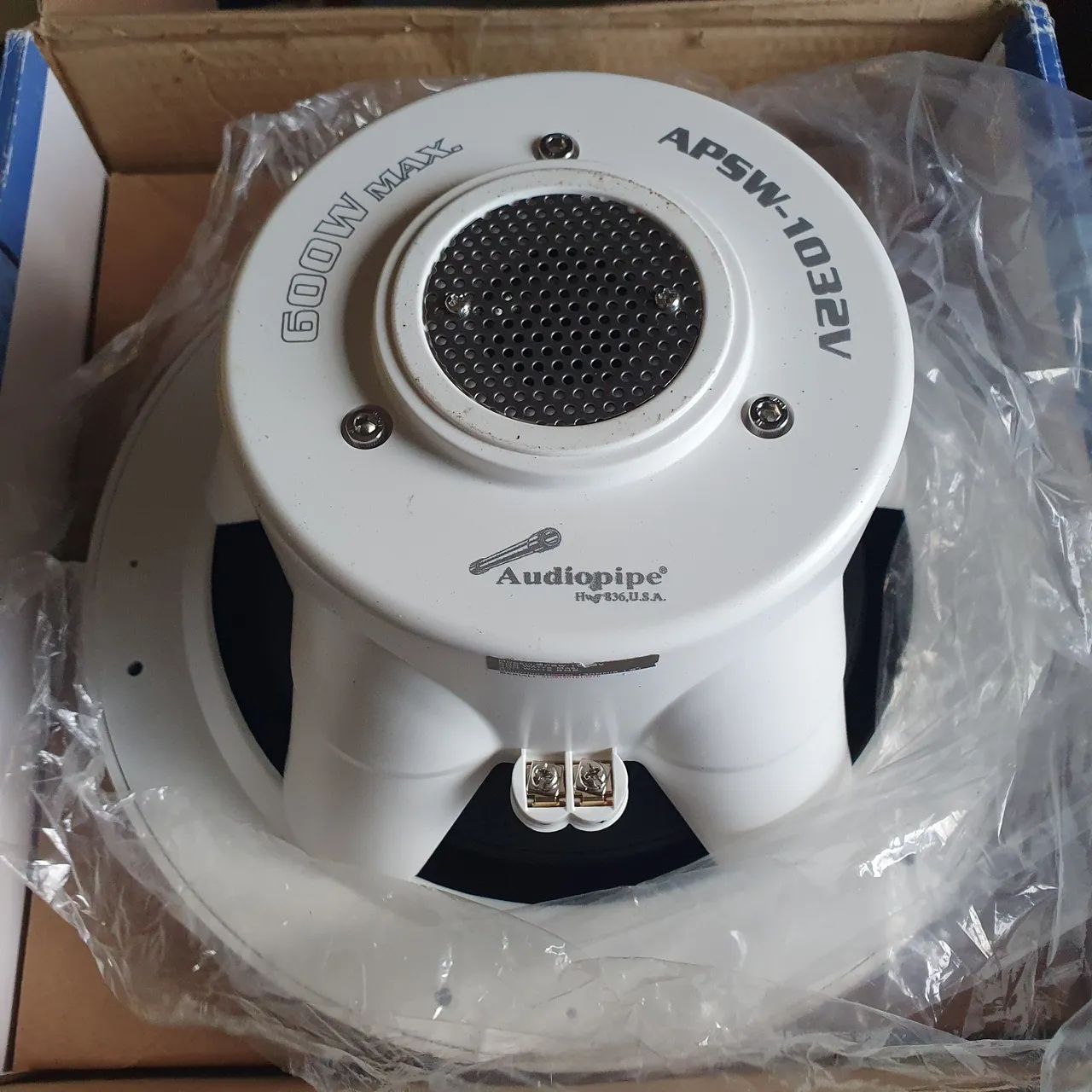 Subwoofer Marítimo Audiopipe 10'' APSW-1032V - Foto 4