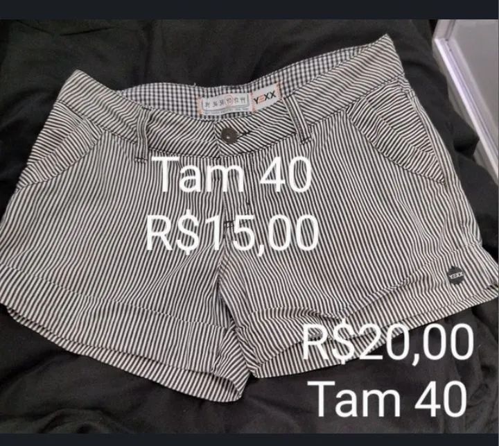 Bermudas femininas - R$10,00 cada - Foto 4