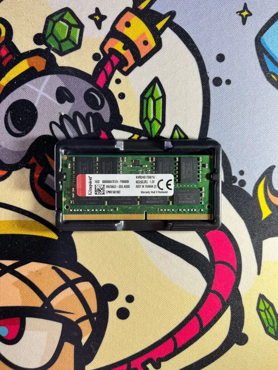 Memória RAM 16GB DDR4 2400MHz Kingston para Notebook