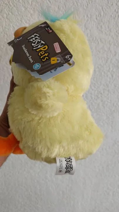 Pelúcia Feisty Pets Pintinho original - Foto 3