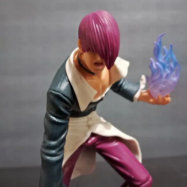 Escultura em PVC Iori Yagami KOF 98 18 cm + Base | Modelo Exclusivo SNK - Foto 6