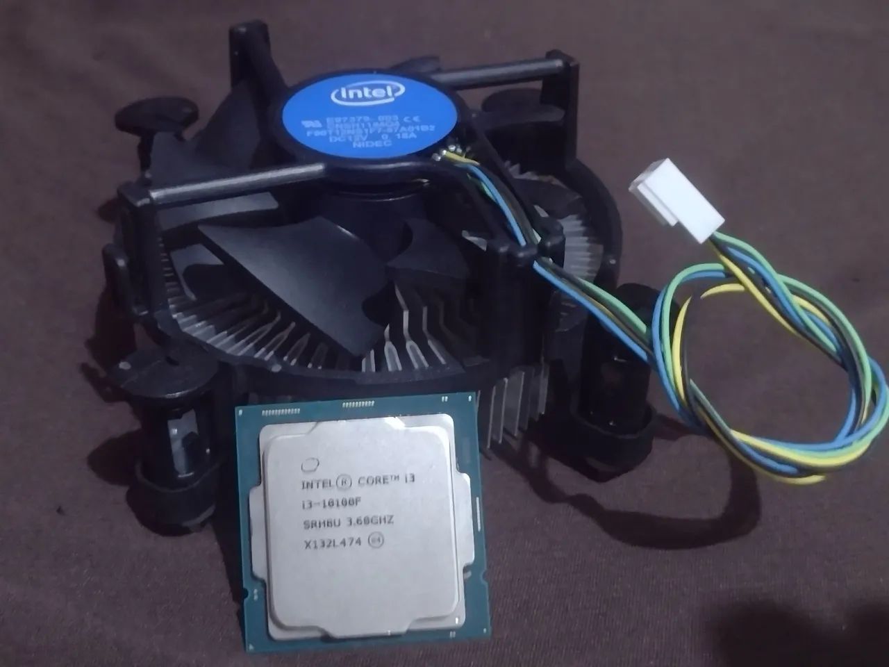 Processador Intel i3-10100F , 3.6GHz + Cooler original 