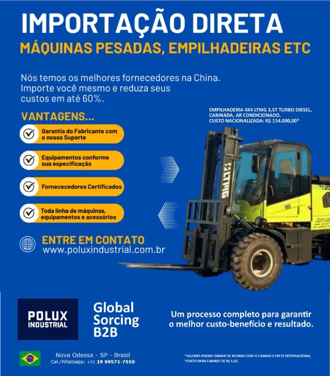 Mini Escavadeira Diesel (Kubota) 2,5T Giro Zero  - Foto 6
