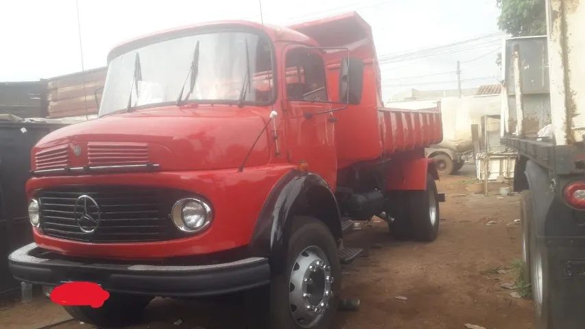 Caminhão MB 1519 - 1978 Caçamba Lisa, Pintura e Gabine Novas!