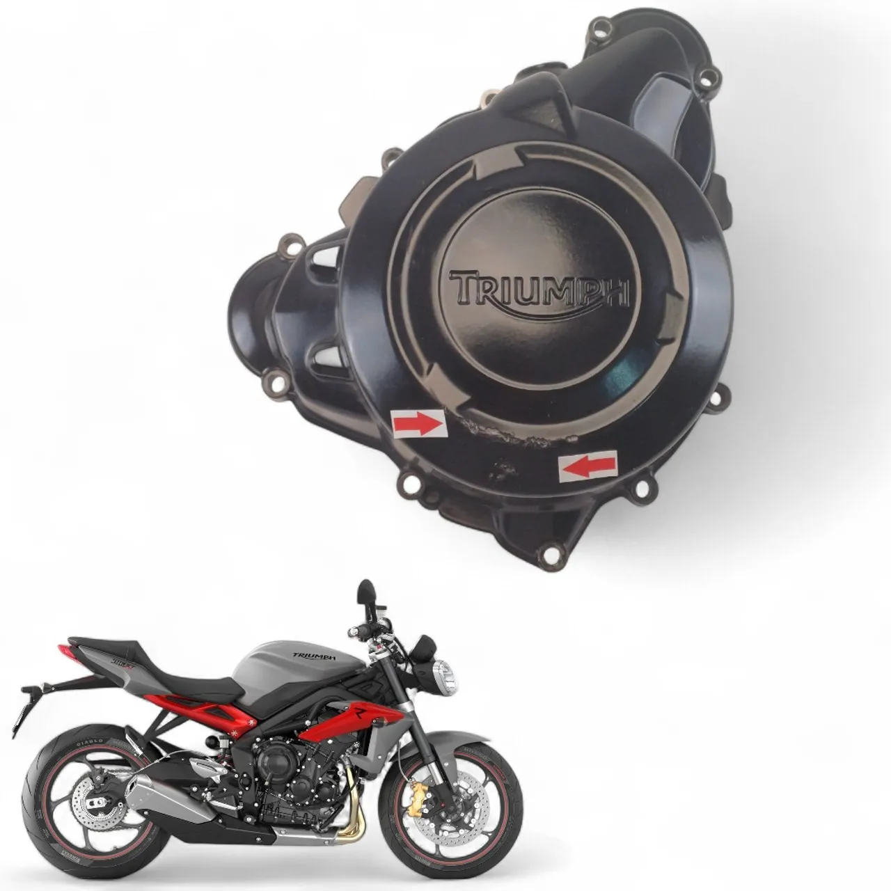 Tampa Esquerda Estator Triumph Street Triple 675 13 14 15 16