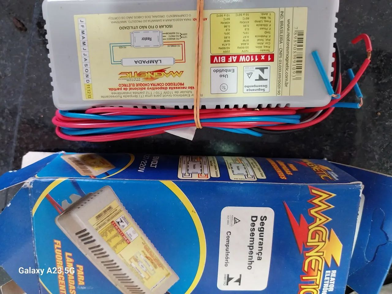 Reator Eletrônico para Lâmpada Fluorescente 110W Bivolt