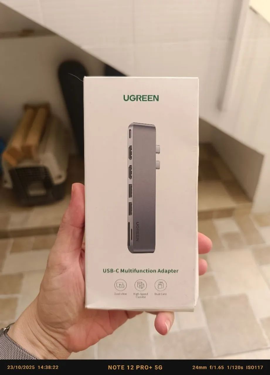 Adaptador Ugreen USB-C - Hdmi, USB e card reader - Foto 4