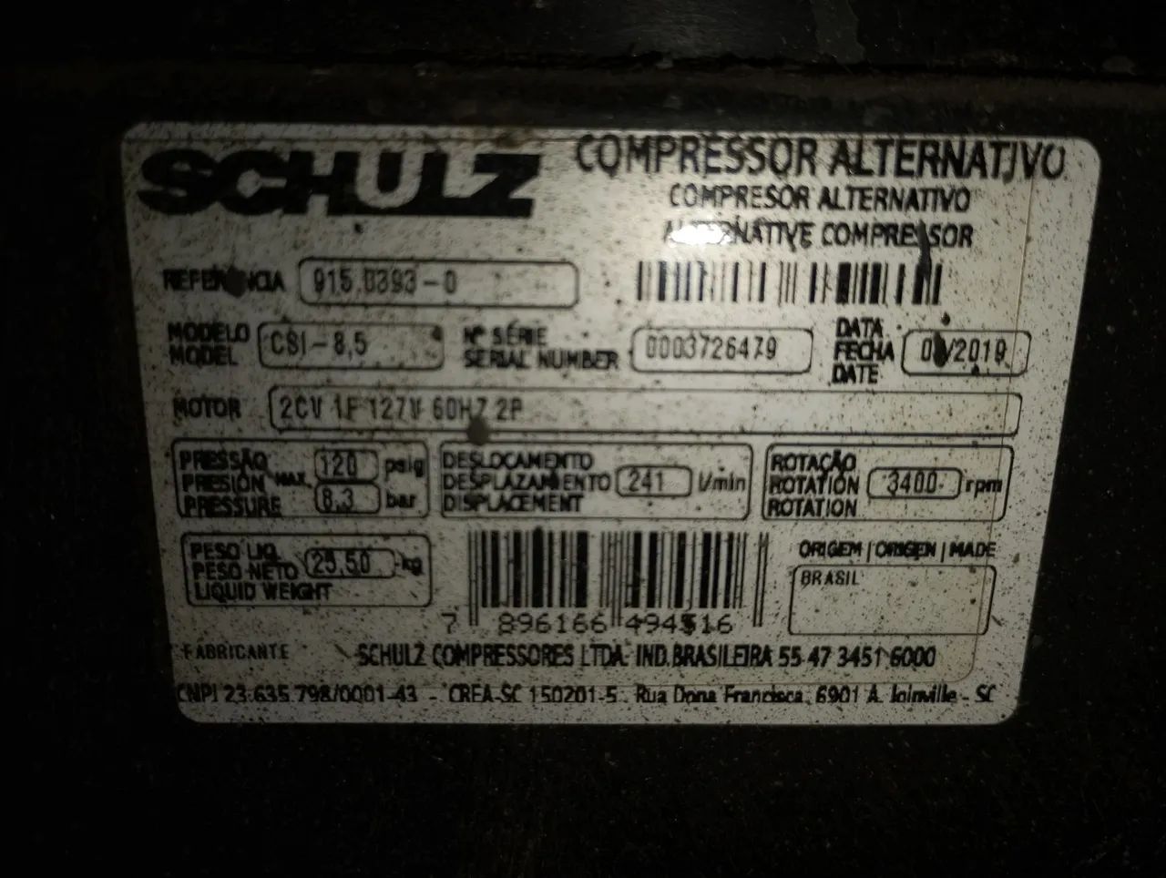 Compressor Schulz 64313664107649120