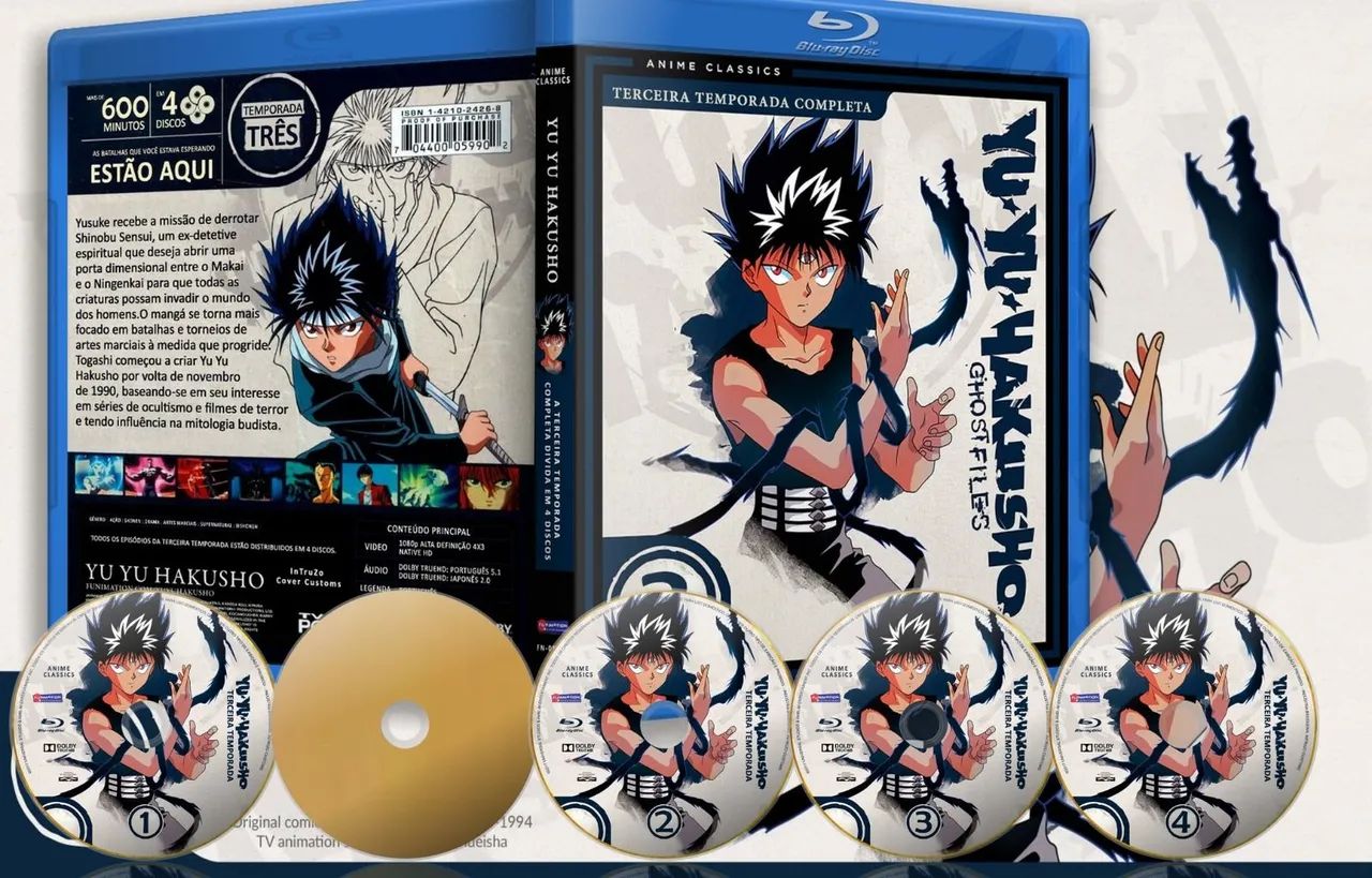 Yu Yu Hakusho - Terceira Temporada Completa - Blu-ray