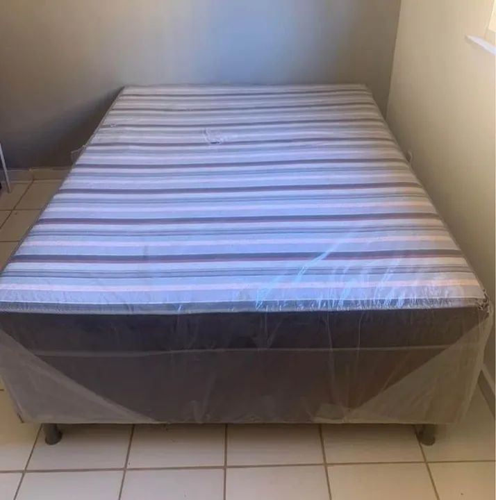 Cama Box Casal com Espuma - Frete grátis  - Foto 5