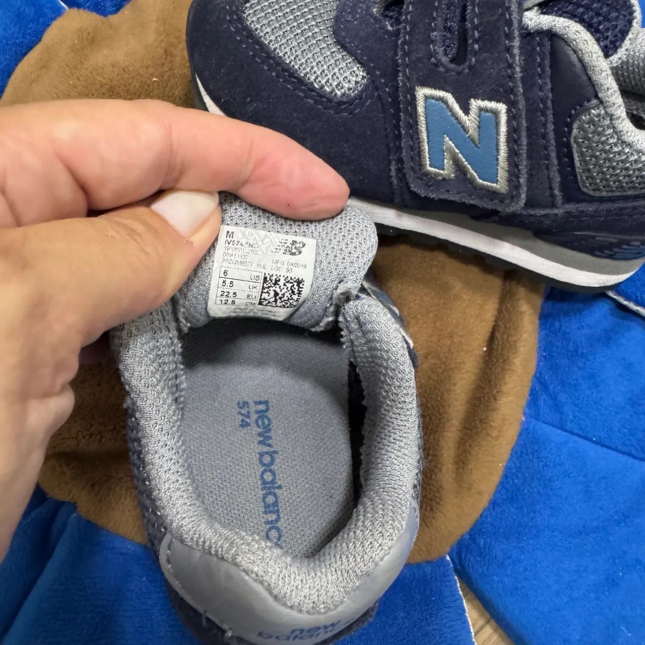 Tênis usado menino New Balance Original  - Foto 4