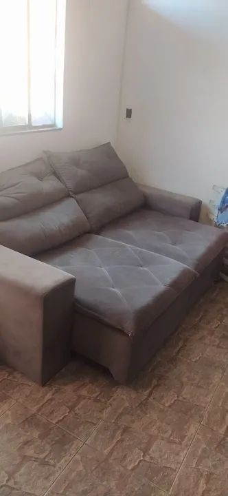 Sofá Cama 3 lugares - Confortável e Prático