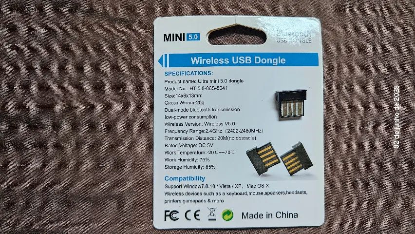 Adaptador bluetooth dongle usb mini v.5.0 - Foto 4