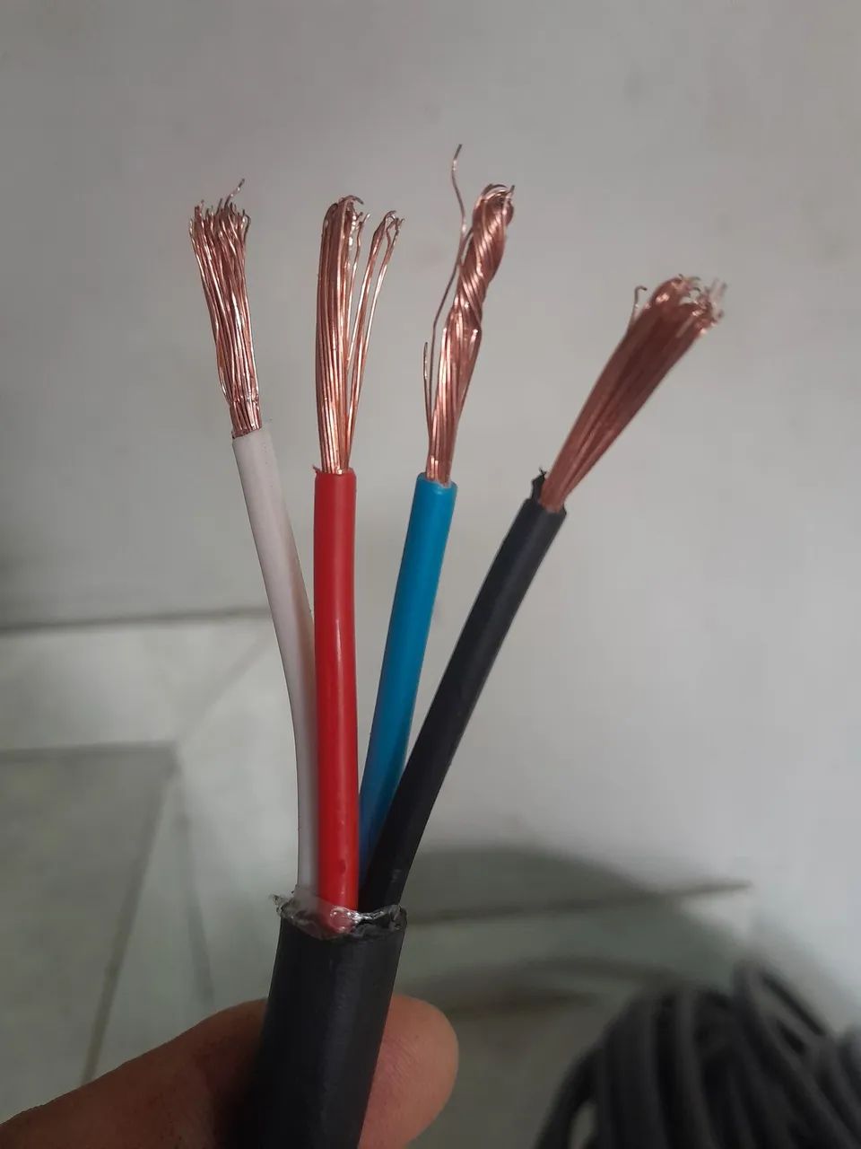 Cabo pp 4 vias 4x4 mm (100% cobre ) Tamanho 25 metros ... - Foto 3