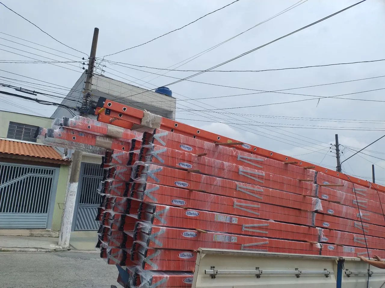 Escadas Tesoura Acesso Duplo Novas Vários Tamanhos 