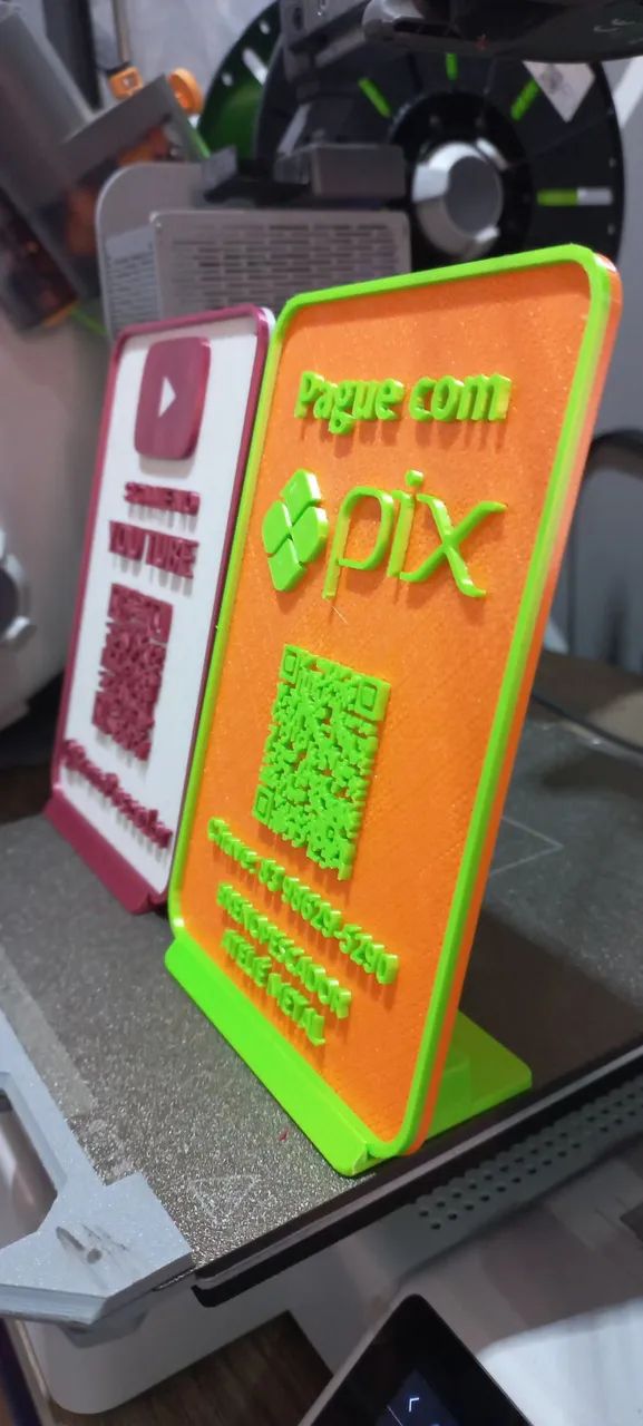 Placas com QRcode Pix e Wi-Fi para seu comércio! - Foto 4