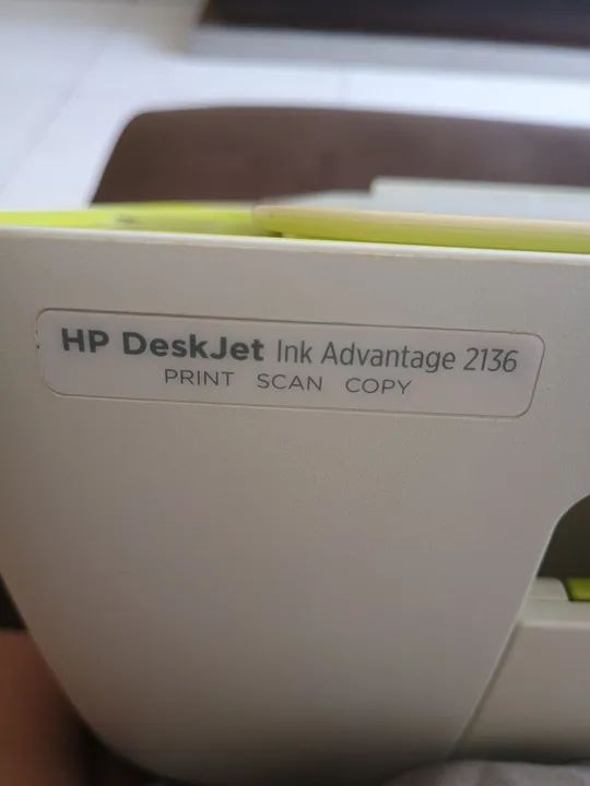 Impressora HP Deskjet Ink Advantage 2136 - Foto 4