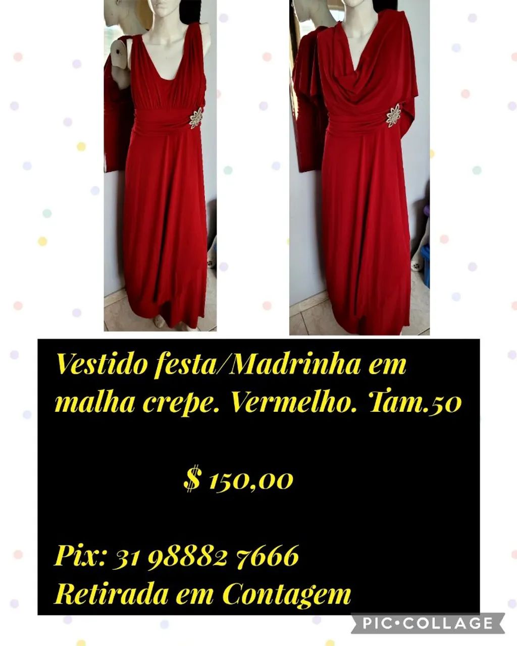 Vestido de festa/Madrinha plus size