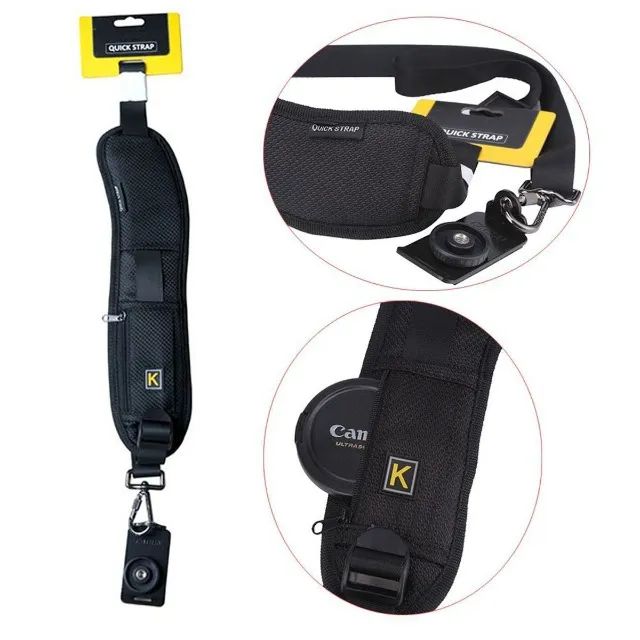 Alça Ombro Câmera Máquina Fotográfica Strap Profissional - Foto 4