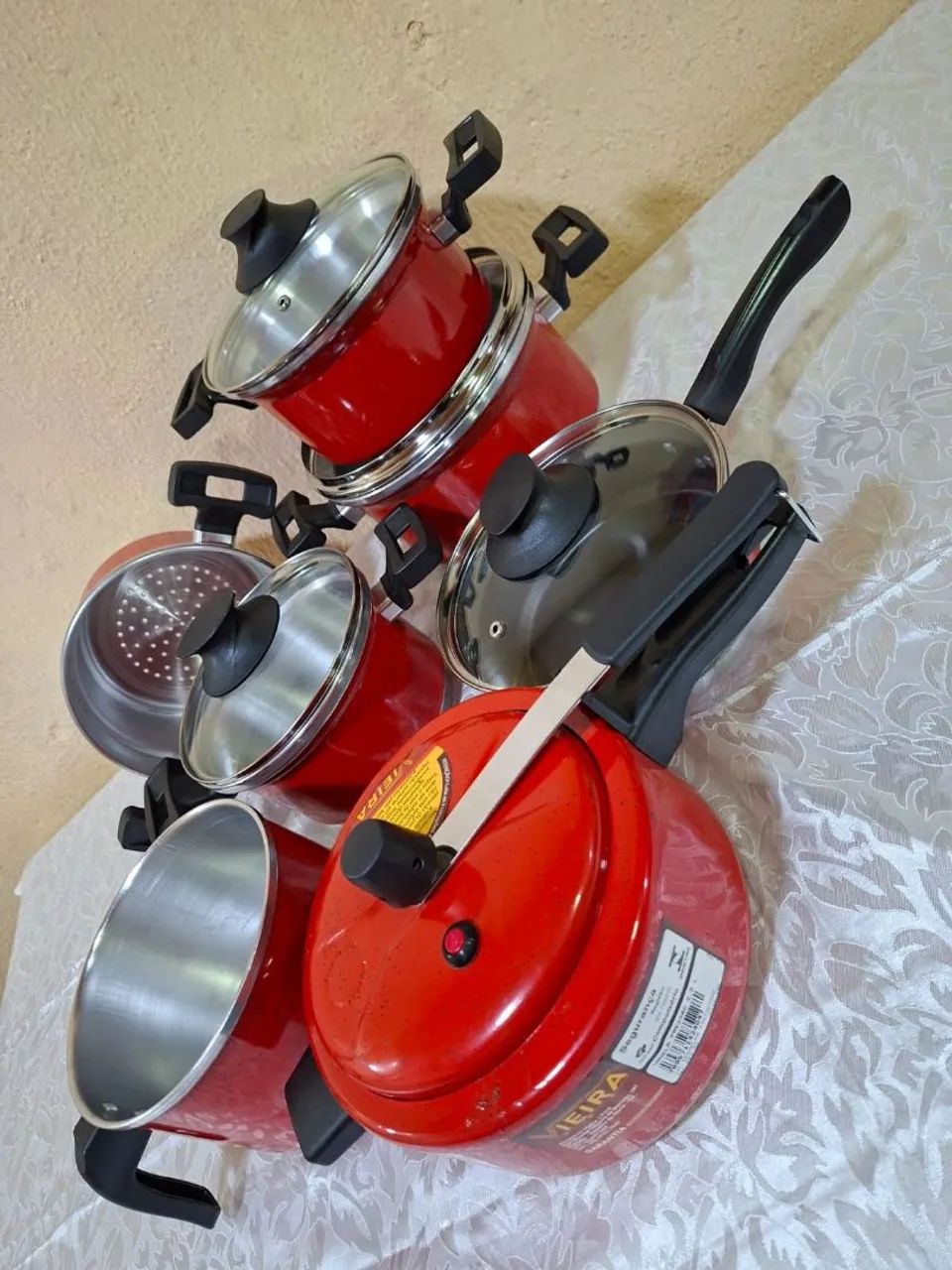 Jogo de panelas com 7 peças  - Foto 2