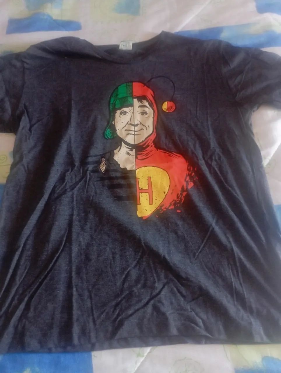 Camiseta CHAVES OU CHAPOLIN Cinza - Foto 4