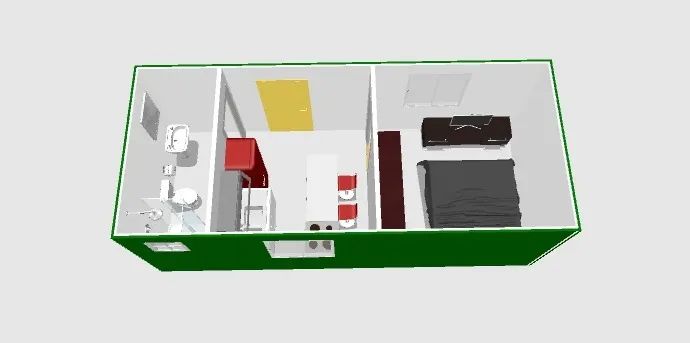 Kitnet Container 6 mts - Foto 4