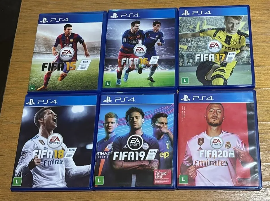 (Combo 6 FIFAs) Coleção FIFA PS4