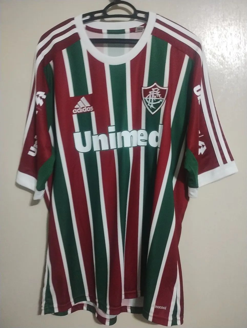 Camisa Fluminense original Adidas 2014 jogador Conca, tamanho G