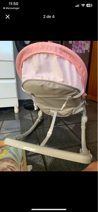 Balanço para bebê - Rosa