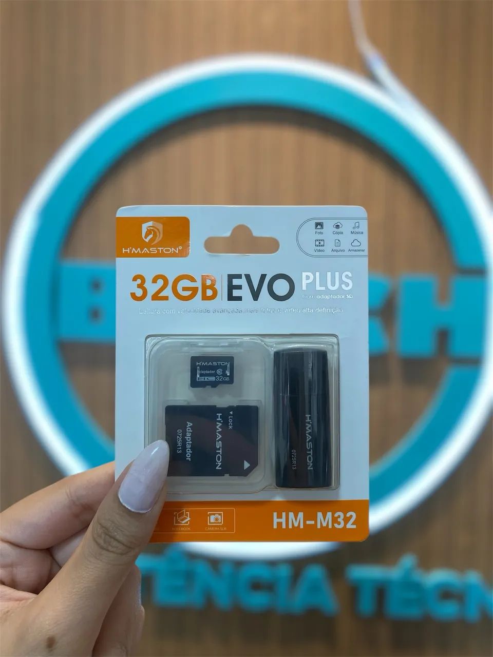 Cartão de memória 32 GB