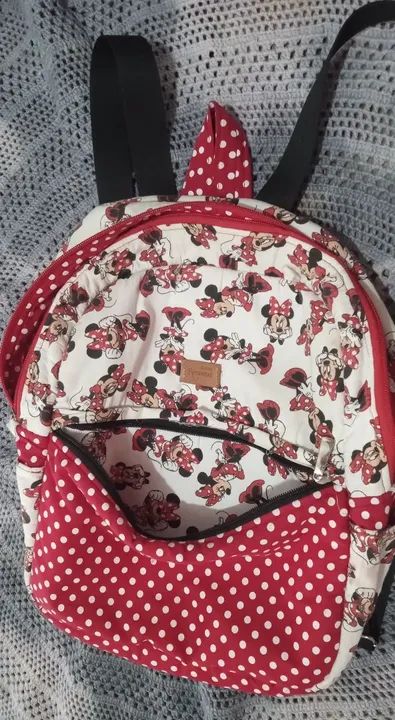 Mochila e Estojo Escolar Mickey&Minnie  - Foto 3
