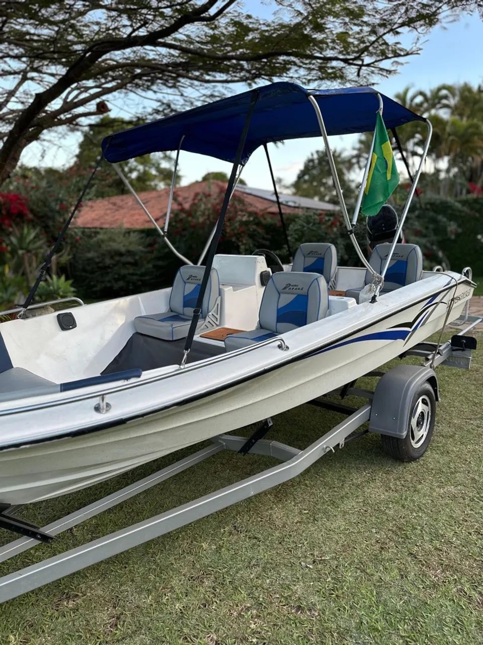 Lancha com motor novo - Foto 7