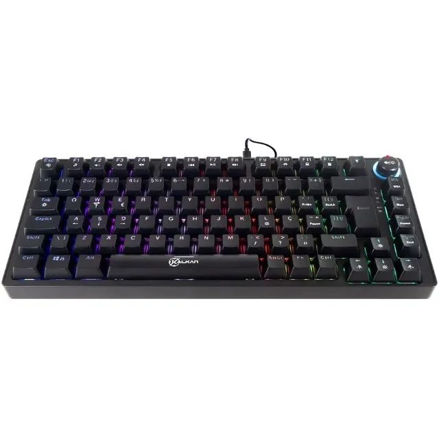 eclado Mecânico Kalkan BlazePRO 75% RGB Switch YH Brown (Com HotSwap) - KLK00016 - WZetta